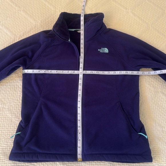 The North Face Fleece Jacket Blue Purple 💜💙 Size Medium - Picture 3 of 12